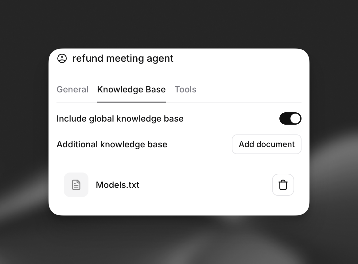 Subagent Extra Knowledge Base