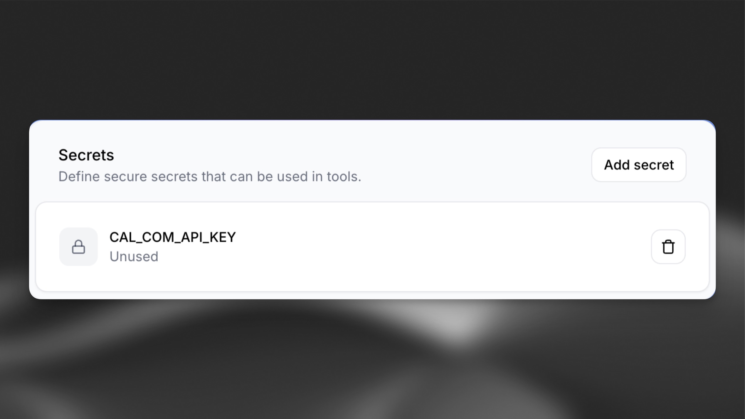 Tool authentication