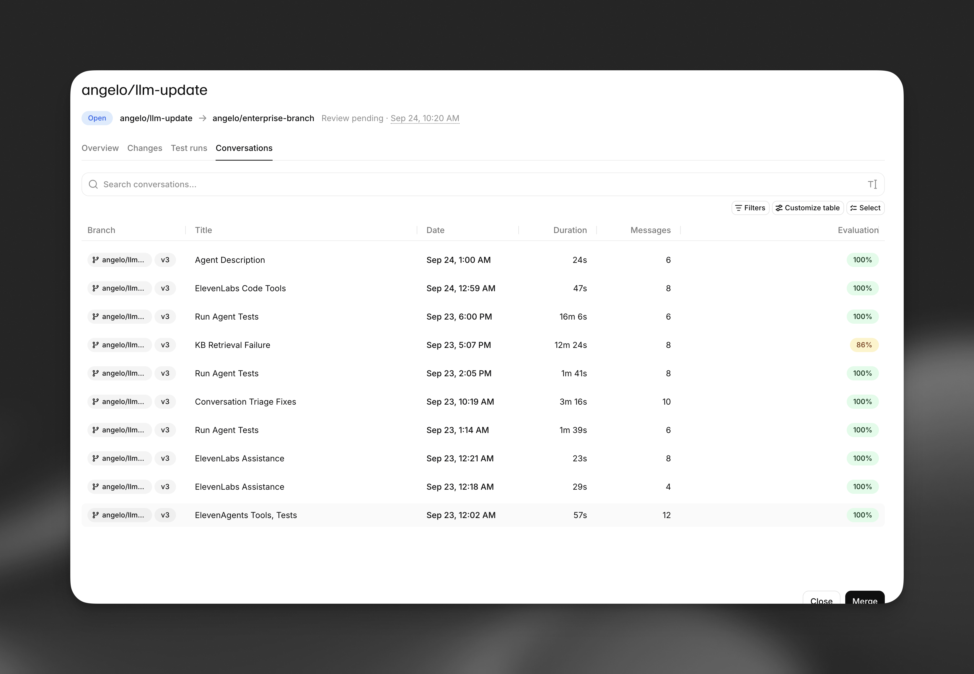 Conversations tab of a merge proposal