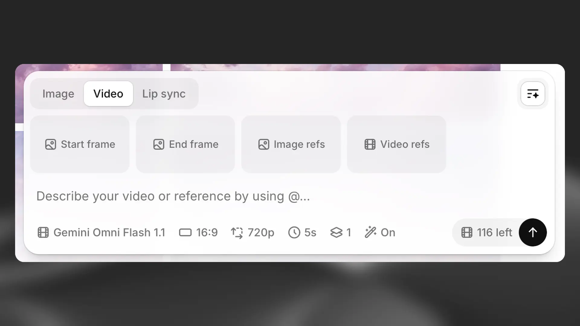 Video references interface
